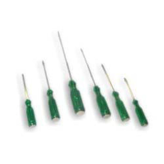 Picture of 6pc Green Go-Thru Screwdriver