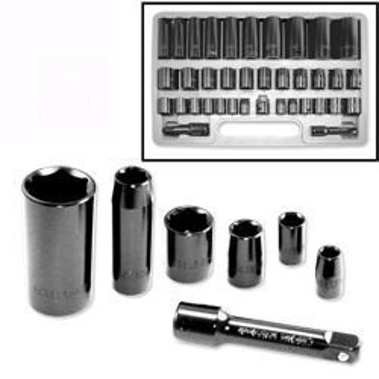 Picture of 38pc Comb. Imp. Socket Sets 3/8" & 1/2"