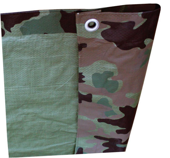 Picture of 10-Ft X 12-Ft Camo Heavy Duty Polyethylene Tarp