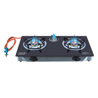 Picture of Glass Top Triple Burner Auto-Ignite