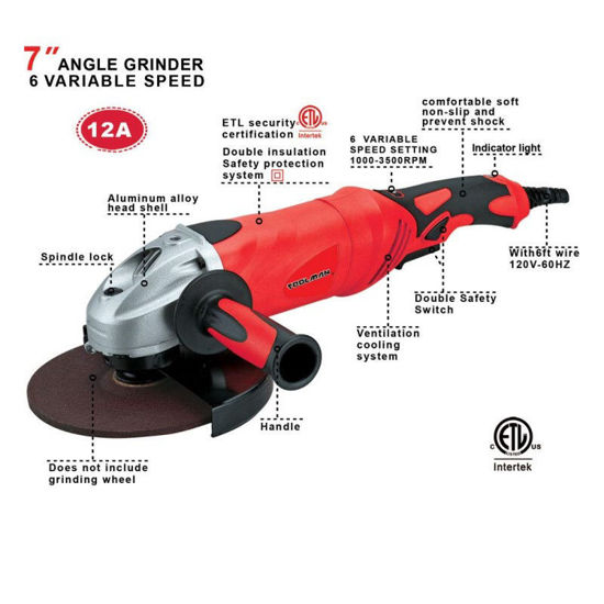 Picture of 7" Heavy Duty Angle Grinder