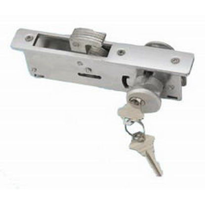 Picture of Alum. Glass Door Lock Double w/Hook