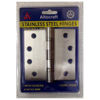 Picture of 4" Stainless Steel Square Hinges