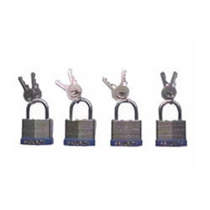 Picture of 4pc 50mm Laminated Padlock Keyalike