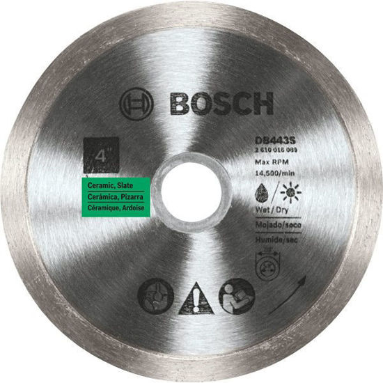 Picture of DB443S 4" Bosch Diamond Blade Wet