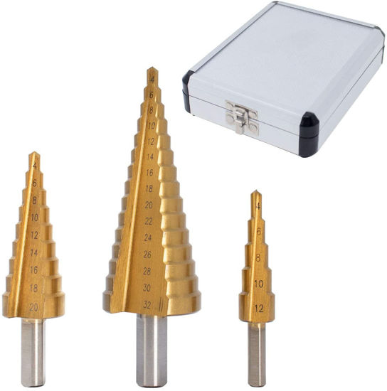 Picture of QTH032 Step Drill Bits 3pcs