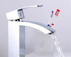 Picture of F40200H Single Handle Square Vessel Faucet, Chrome