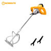 Picture of Electric Concrete Cement Mixer Thinset Mortar Grout Plaster Cement Drill Stirring Tool 1400W Adjustable Handheld Mixer